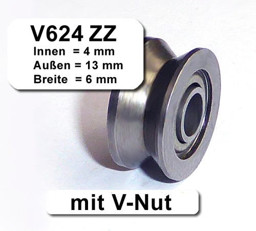 Laufrolle mit kugellager für - mit,